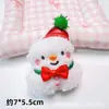 Muñeco de Peluche Navideño de Dibujos Animados Colgante Pequeño Muñeco de Nieve Árbol de Navidad Broche para Ropa Zapatos y Sombreros Accesorios de Decoración para Bolsos Mercancía al por Mayor
