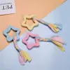 Nuevo juego de juguetes TPR para perros transfronterizo para perros pequeños y medianos, juguete para morder, serie de colores, juguete para mascotas para la limpieza de dientes