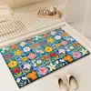 Alfombrilla Popular de Tierra de Diatomeas Transfronteriza, Absorbente de Agua y Secado Rápido, Antideslizante y Resistente a la Suciedad para Cocina y Baño, Etiqueta Temu