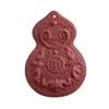 Suministro Directo por Transmisión en Vivo de Accesorios Tradicionales de Incienso Hechos a Mano: Colgante de Incienso de Medicina China Calabaza de Cinco Bendiciones para Dama Huayu
