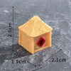Micro-Paisaje Pequeños Adornos Estilo Retro Chino Casa Arquitectónica Barco de Madera Modelo de Pagoda Paisajismo de Bonsái Artesanías Decorativas