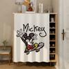 Ratón Pequeño de Dibujos Animados Cubierta para Lavabo Gabinete de Baño Cortina Cubierta para Gabinete de Almacenamiento Cortina para Desorden Estante de Cocina Cortina a Prueba de Polvo
