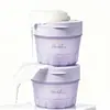 Novo produto: Pote de 250ml para discos de algodão para compressa cosmética, feito de material PP, material de embalagem para creme facial e máscara labial, formato especial