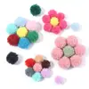 Pompones Redondos de Colores para Otoño e Invierno Accesorios para el Cabello Accesorios para Zapatos y Ropa Accesorios de Decoración DIY Pompones Redondos