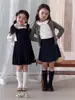 WA251 Calcetines Nuevos de Otoño para Niñas con Volantes Color Vintage Estilo Coreano Múltiples Nudos de Perlas Calcetines de Media Pantorrilla Calcetines para la Pantorrilla de Niños