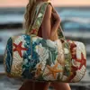 Nueva Marca Independiente Serie Hawaiana Bolso de Viaje Acolchado de Algodón, Bolso de Yoga para Mujer Estampado de Moda, Bolso de Mano