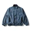 Chaqueta de alta calidad lavada Melard con camuflaje Nanxia para hombre, nueva tendencia de otoño de marca, chaqueta de vuelo holgada