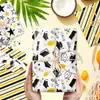 Wx-Negro Temporada de Graduación Papel Sydney 17g Dulce de Regalo Papel de Envoltura a Prueba de Humedad Estrella Raya Papel Decorativo de Copia
