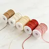 Cinta de gamuza de terciopelo coreano extra dulce con cordón para empaque de regalo de pastel, cinta tejida, cordón de gamuza