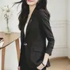 Blazer Versátil Nuevo para Mujer Primavera y Otoño, Estilo de Gama Alta, Traje Pequeño Casual Ajustado