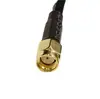 Cable coaxial de RF para antena de alambre multifilar de 5 mm RG58 N-J/ RP-SMA-J 50 ohmios