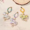 2026 Ano do Cavalo Canção Brocado Moeda de Cobre Anel de Cavalo Fivela Pingente DIY Tendência Nacional Fique Rico Instantaneamente Mochila Chaveiro Decoração
