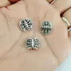 Aleación Xizang Plata León Despertar Bendición Cuentas Xizang Aleación de Plata Nube Nudo Chino Cuentas Sueltas Material de Cuentas Hecho a Mano Accesorios