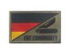 Serie Alemana Deyi Zhi Escudo de Águila Bandera Brazalete Bordado Velcro Insignia Táctica de Moral Parche de Tela Parche para Mochila