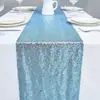 Bandera de Mesa de Lentejuelas al por Mayor Bandera de Mesa para Hotel Boda Decoración Navideña Ins Poliéster Cuadrado Lentejuelas Brillantes Versión Completa Bordado