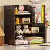Estante de mesa, prateleira de armazenamento de mesa de estudo multicamadas, porta-livros e livros ilustrados infantis de grande capacidade