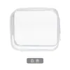 Bolsa de Tocador Transparente Transfronteriza, Bolsa Cosmética con Cremallera Conveniente, Bolsa de Almacenamiento para Artículos Varios de Aeropuerto, Bolsa Transparente de PVC Engrosado al por Mayor