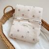 Manta de gasa de cuatro capas de algodón para bebé, toalla de baño, manta para siesta, estilo blogger de clase A, para niños y bebés