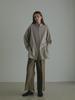 Nova Camisa Qianhe Outono e Inverno Estilo Japonês Fashionável Retrô Confortável Acolchoada com Gola Reversível e Silhueta Emagrecedora para Mulheres