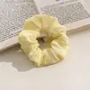 Anillo para el Pelo Estilo Pura Pasión Intestino Grueso Estilo Ins Anillo de Tela de Intestino Grueso Floral Goma Elástica Simple de Verano para Recogido Alto Accesorios para el Cabello Reductores de Edad