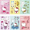 8 Caras de Gatito Cambiantes Collage Pintado Infantil Creativo DIY Manual para Teléfono Móvil Cuaderno Taza de Agua Pegatinas Decorativas