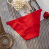 Roupa íntima feminina sem costura de seda gelada, estilo europeu e americano, respirável, alta elasticidade, calcinha de cintura média, tamanho grande, secagem rápida, para yoga e esportes