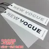 Etiquetas de Pendurar Longas Resistentes a Rasgos para Roupas Femininas, Etiquetas de Pendurar de Plástico PVC, Etiquetas com Logo