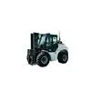 Empilhadeira diesel todo-o-terreno soldada de peça única de 4-6 toneladas, empilhadeira de transporte para canteiro de obras de serviço pesado, empilhadeira off-road com tração nas quatro rodas