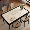 Mantel Individual Retro Estilo Francés para Mesa de Comedor, Sensación de Lujo Ligero y Gama Alta, Impermeable y a Prueba de Aceite, Mantel para Mesa de Café Lavable, Protector de Mesa Resistente a Altas Temperaturas
