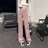 Jeans de Tiro Alto Pierna Recta para Mujer, Novedad Primavera y Verano, Pantalones Sueltos Adelgazantes para Personas Bajitas con Piernas Anchas