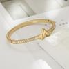 Pulseira Dourada Meninas Alto Nicho Luxo Leve Ouro Rosa Ex-Alunos Moda Europeia e Americana Pulseira Sem Cor em estoque Atacado