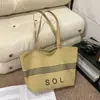 Bolsa de Lona Sencilla para Mujer, Bolso de Hombro de Gran Capacidad, Bolso de Mano Versátil Casual con Estampado de Rayas y Letras, Bolsa para Clase