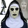 Máscara de Freira Fantasma de Invocação do Mal 2 Mais Vendida Halloween Horror Cabeça de Fantasma Assustadora Suprimentos para Festa de Pegadinhas Casa Assombrada