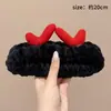 Faixa de cabeça fofa de pelúcia para lavar o rosto, faixa de cabelo feminina para lavar e aplicar máscaras faciais, acessório de cabelo, elástico de cabelo, presilha de cabelo