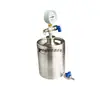 Equipamento de Fermentação de 2 Litros Aço Inoxidável 304 Barril de Cerveja Equipamento de Fermentação Líquida Tanque Experimental Pequeno Selado à Pressão Enzima
