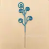 Decoraciones Navideñas 30cm Anillos de Caramelo con Purpurina Dorada Anillos de Paleta Ramas de Árbol de Navidad Ramas de Árbol de Navidad para el Hogar Transfronterizo