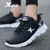 Zapatos de Hombre Xtep 2026 Zapatillas para Correr Zapatos Casuales para Hombre Genuinos Primavera y Otoño Negro Transpirables Zapatos Deportivos Tecnología de Hidrógeno