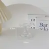 Portavelas de vidrio transparente bandeja para velas de aromaterapia accesorios para fotos de Instagram decoración adornos creativos fondo de fotografía