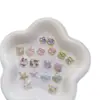 Liga Tulipa Trevo de Quatro Folhas Flor Marca Concha Estrela do Mar Gotejamento de Óleo Exquisito DIY Artesanal Pingente de Lado Único Pingente Joia