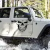 Adesivos Refletivos Populares de Caveira para Carro de Comércio Exterior Transfronteiriço Adesivos para Tampa do Tanque de Combustível Decoração de Janela da Carroceria Adesivos para Cobertura da Cabeça do Motor