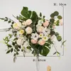 Nuevo Arreglo de Piso Grande para Boda Banquete de Compromiso Flor de Seda Arreglo Floral Decorativo Terminado Pasillo Arte Floral de Boda