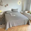 Lençol de Cama de Solteiro para Uso Doméstico, Dormitório Estudantil, Lavável, Design Simples, Adequado para Todas as Estações