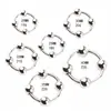 Anel Cock de Quatro Contas Piercing Corporal Metálico Argola de Nariz Anel de Bloqueio de Espermatozoides Exercício Peniano Anel de Restrição de Prepúcio Produtos Sexuais Atacado