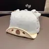 Gorro Súper Lindo para Bebé, Estilo Primavera y Verano, Linda Expresión Bordada, Gorra de Béisbol con Visera para Bebé, Protección Solar, Ala Suave, Moderno