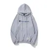 Nueva sudadera de cuello redondo para hombre y mujer, top tipo camiseta de manga larga, corte holgado con bordado en inglés, sudadera de marca versátil y moderna estilo coreano para hombre
