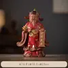 Ornaments do Deus da Riqueza Grande Fortuna Cerâmica Deus da Riqueza Casa Eerating Estátuas de Buda Decoração de Mesa de Escritório Presente de Inauguração