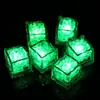 Cubitos de Hielo Luminosos/Luces Nocturnas Coloridas Sensibles al Tacto/Cubitos de Hielo LED Flash que se Iluminan al Entrar en Contacto con el Agua, Luces Nocturnas de Parpadeo Rápido y Lento
