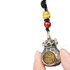 Chaveiro de Bolsa de Dinheiro dos Doze Signos do Zodíaco, Chaveiro que Atrai Riqueza, Bolsa das Cem Bênçãos, Pingente de Carro, Joia de Metal Masculina, Atrai Fortuna