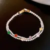 Pulsera Redonda de Onda Incrustada con Circonita y Diamantes, Diseño de Nicho, Moda de Alta Gama, Pulsera Exquisita, Lujo Ligero, Joyería de Alta Gama