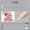 Serie de piezas de uñas Lemeng Nail Art de tamaño completo, completamente esmeriladas, sin lijar, ultrafinas, sin marcas, de adherencia completa, de media adherencia, para usar.